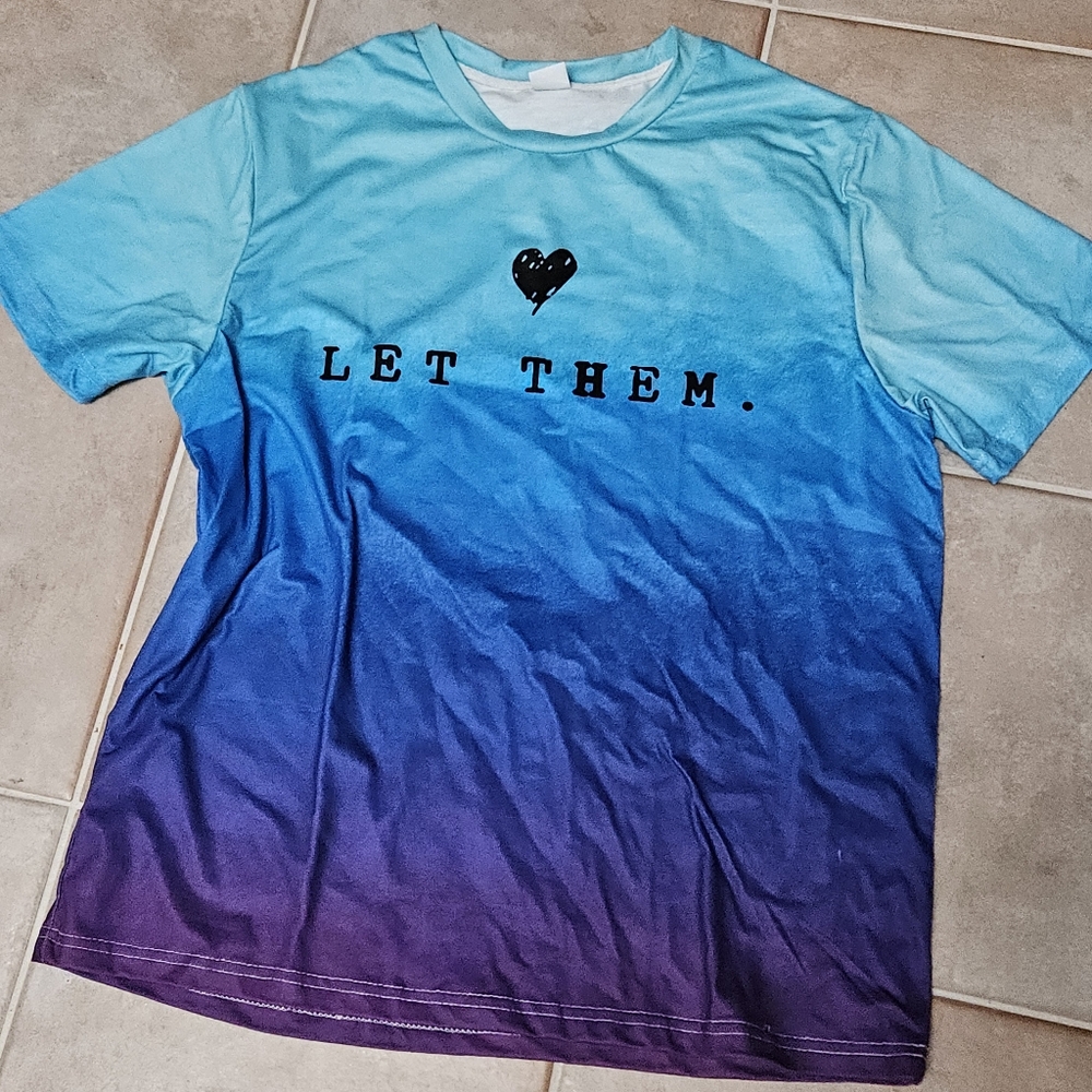 Blue and Purple Gradient T-Shirt